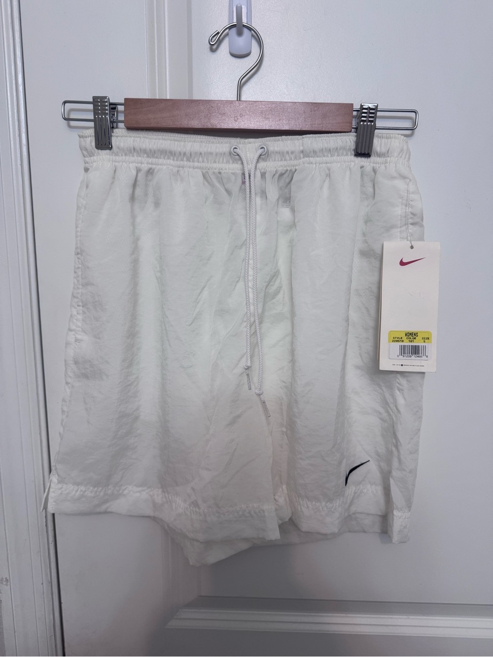 Nike Women’s White Shorts with Drawstring